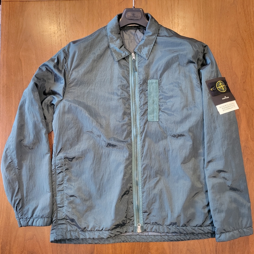 Stone Island Nylon Metal Econyl Collar Zip Jacket